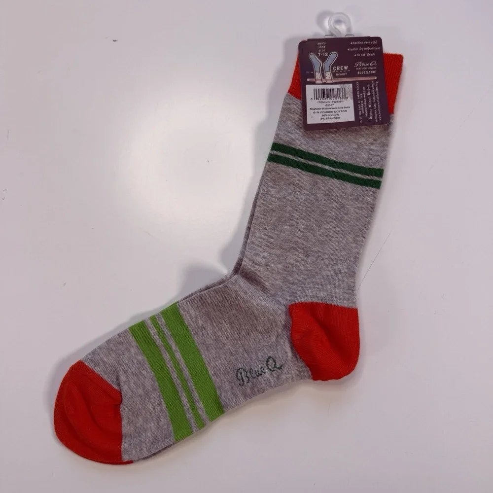 Blue Q Ringmaster Of The Sh*t Show Mens Crew Socks Size 7-12 Funny‎ Gag Gift